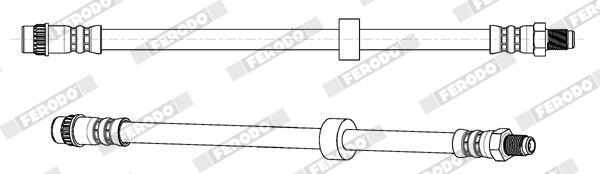 Flessibile del freno FERODO FHY2777