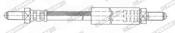 Flessibile del freno FERODO FHY2909