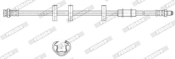 Flessibile del freno FERODO FHY2930