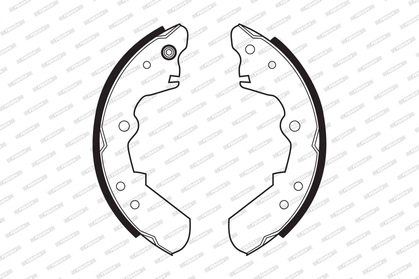 Kit ganasce freno FERODO FSB257