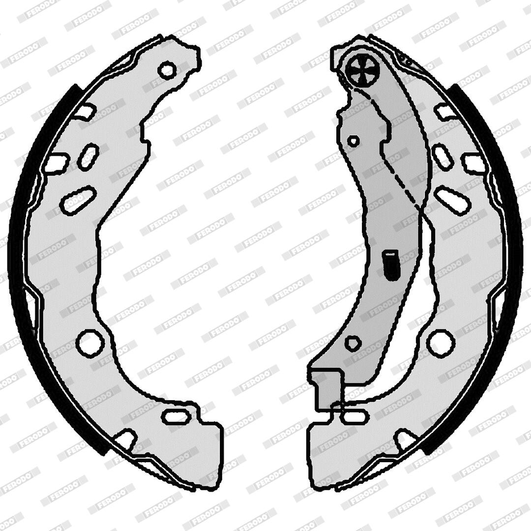 Kit ganasce freno FERODO FSB4159