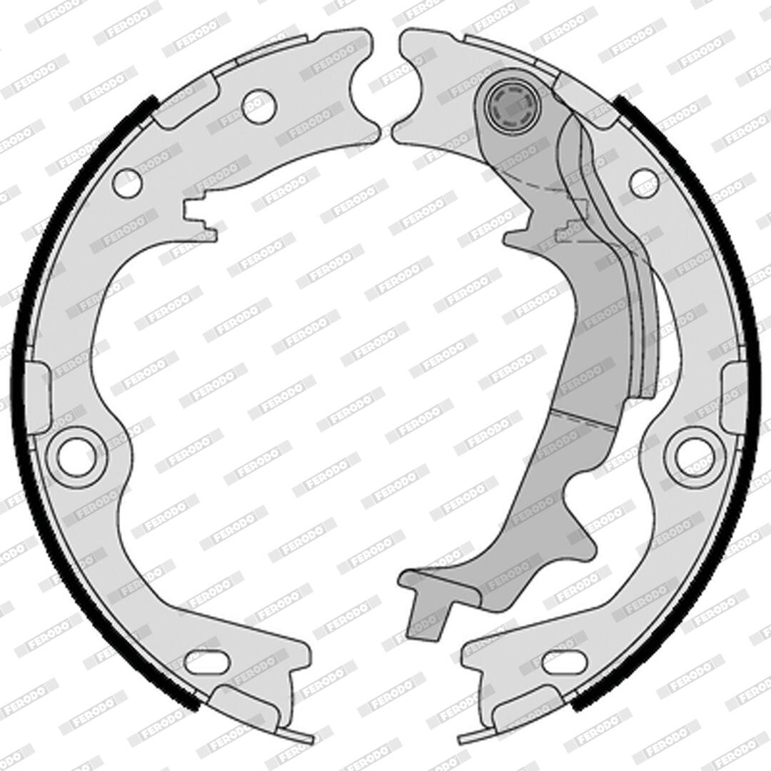 Kit ganasce, freno stazionamento FERODO FSB4162