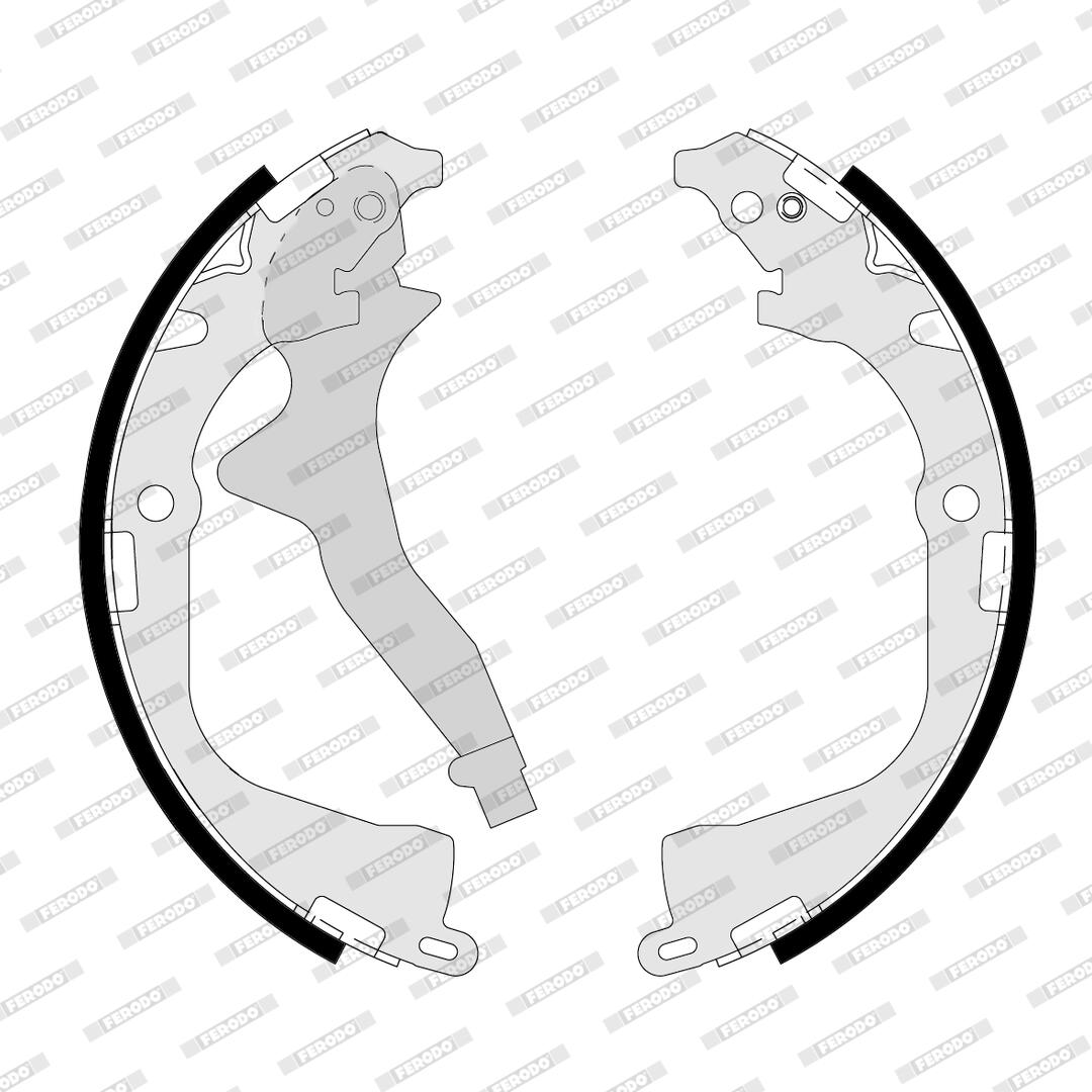 Kit ganasce freno FERODO FSB4165