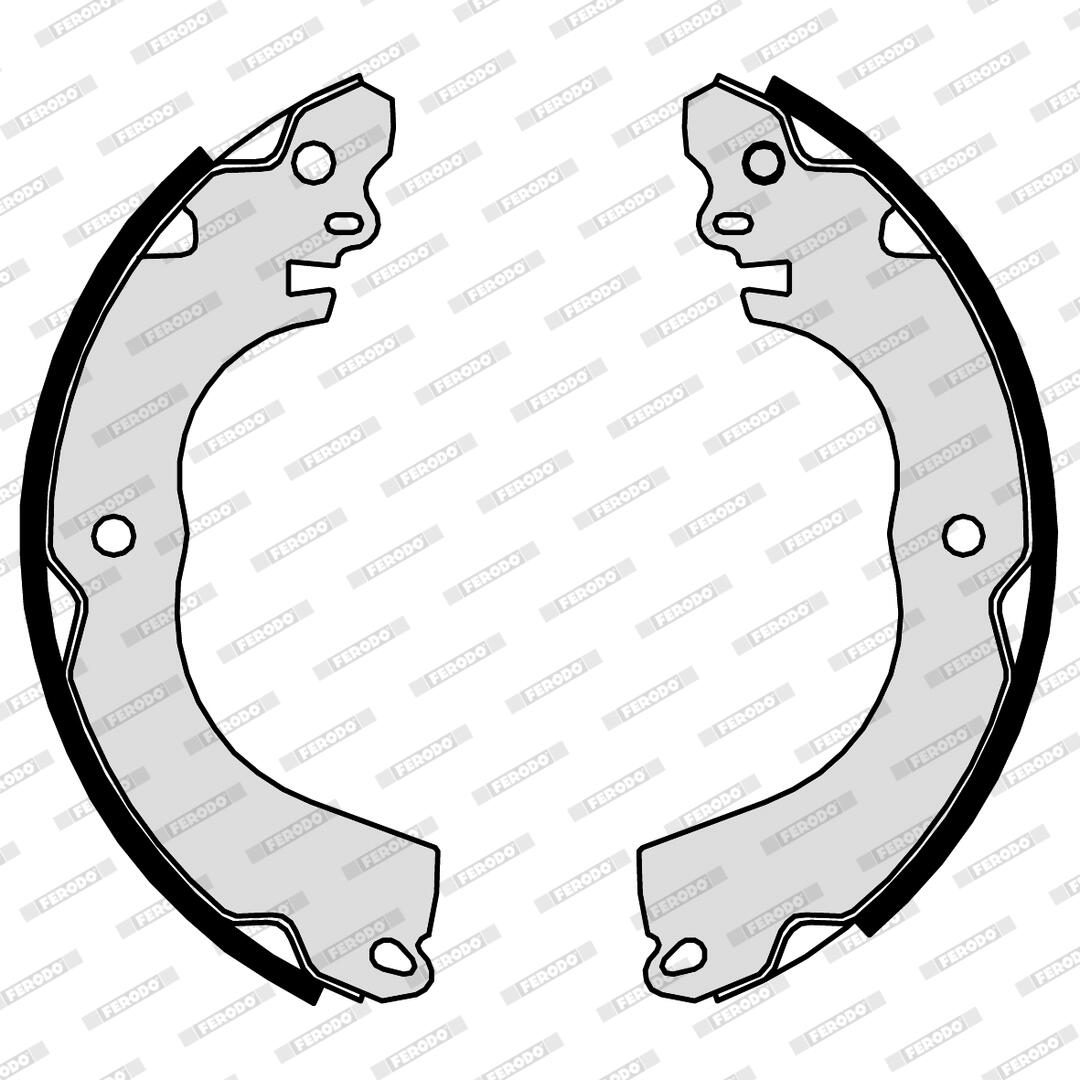 Kit ganasce freno FERODO FSB4166