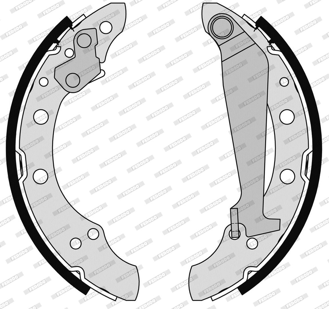 Kit ganasce freno FERODO FSB4182