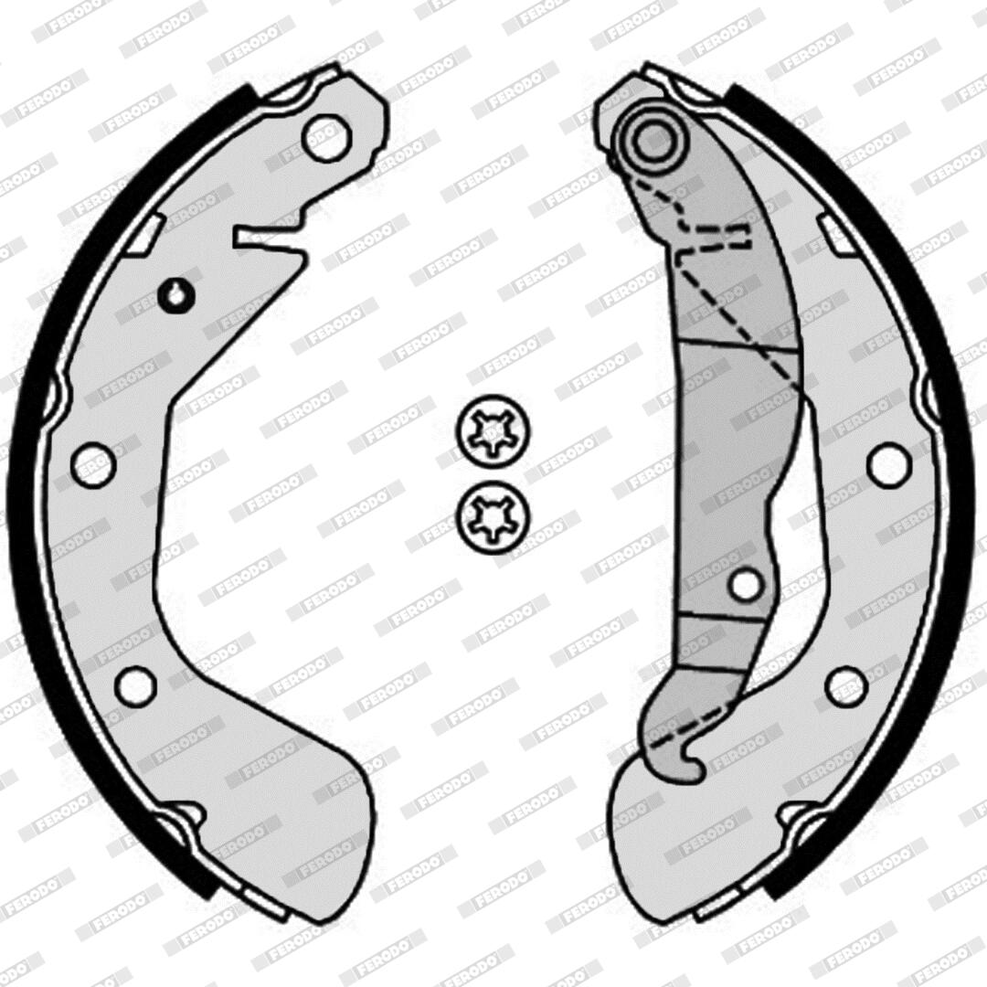 Kit ganasce freno FERODO FSB4185