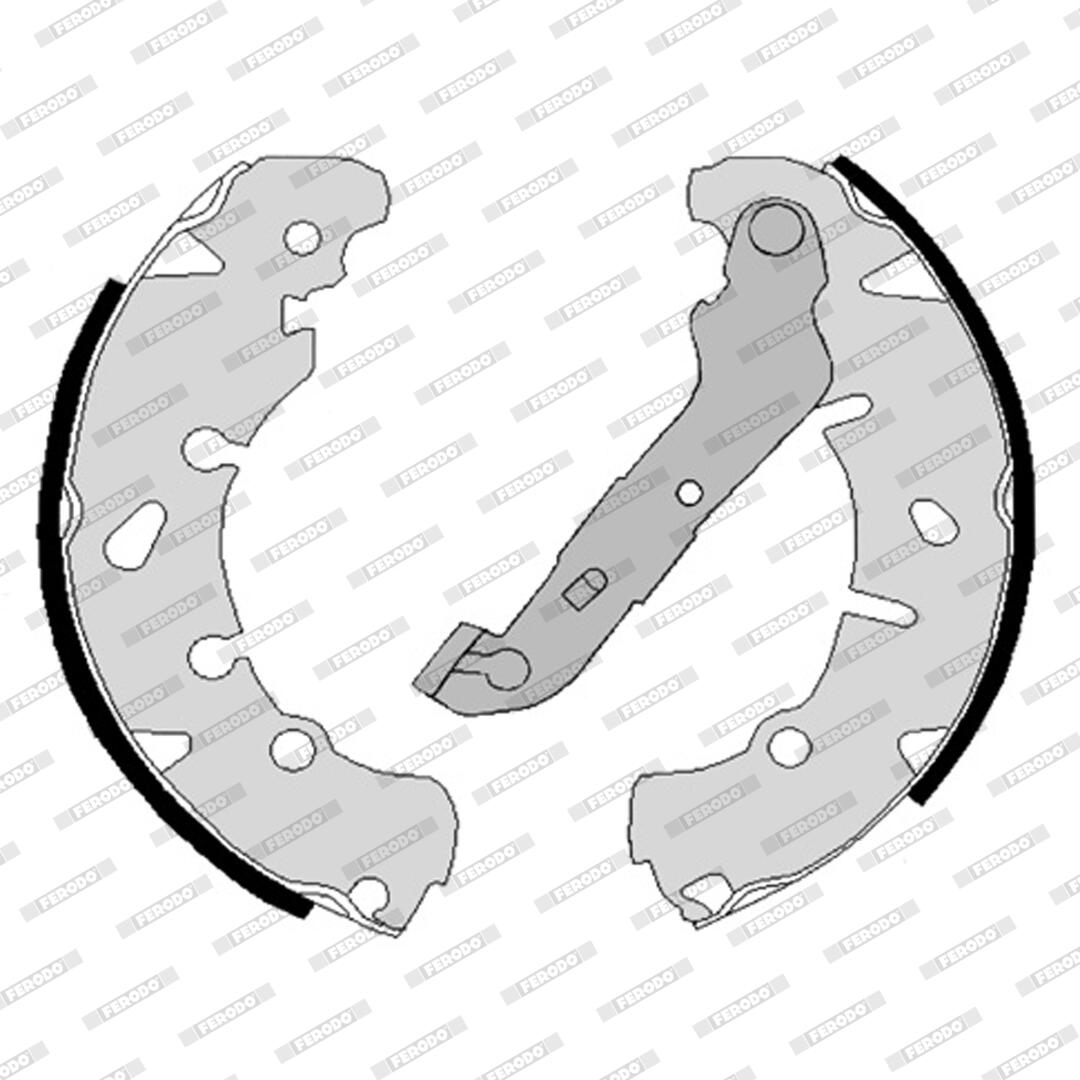 Kit ganasce freno FERODO FSB4186