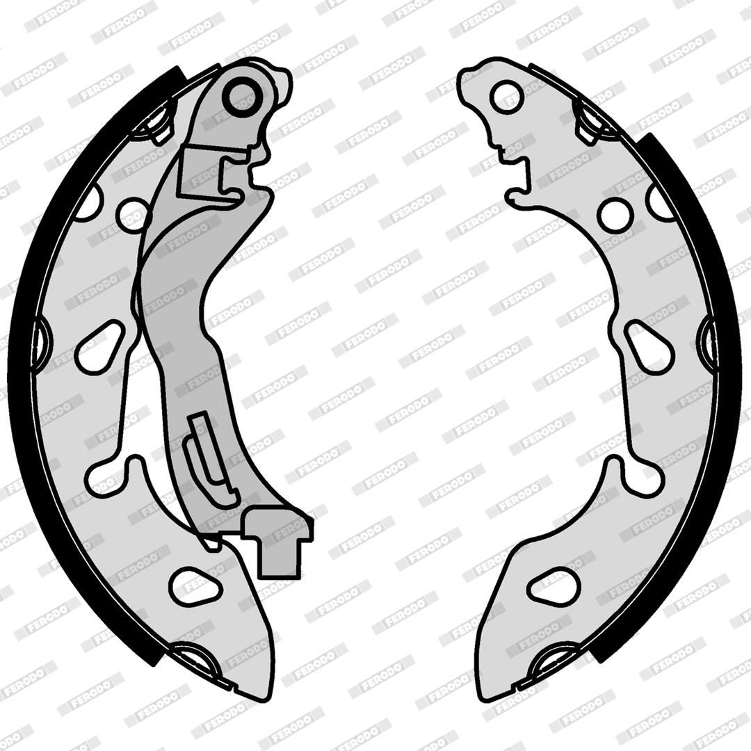 Kit ganasce freno FERODO FSB4188