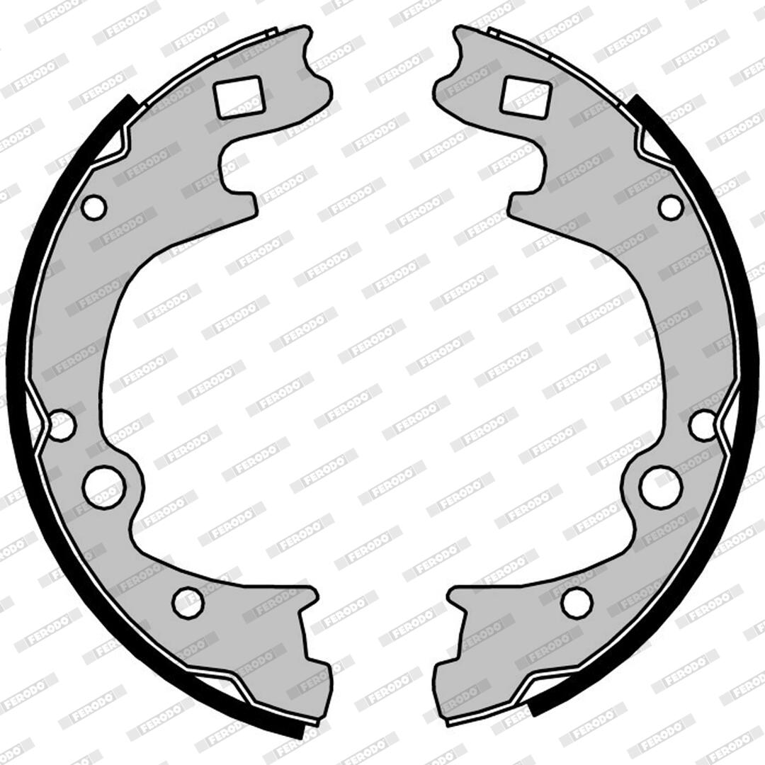Kit ganasce freno FERODO FSB4192