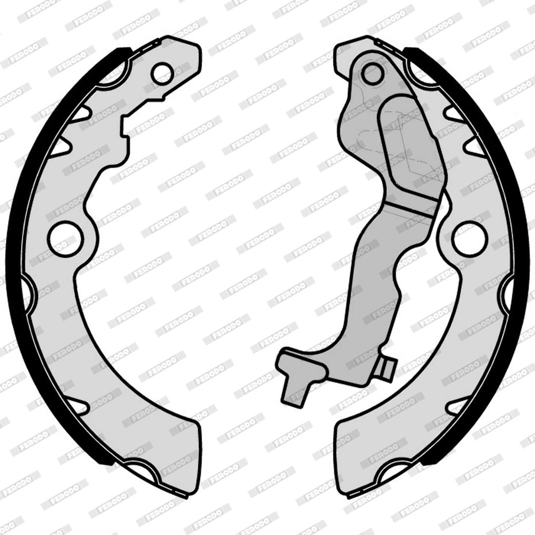 Kit ganasce freno FERODO FSB4193