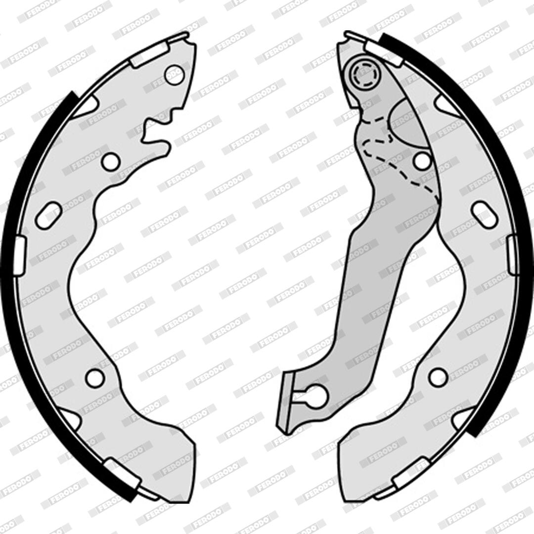 Kit ganasce freno FERODO FSB4195