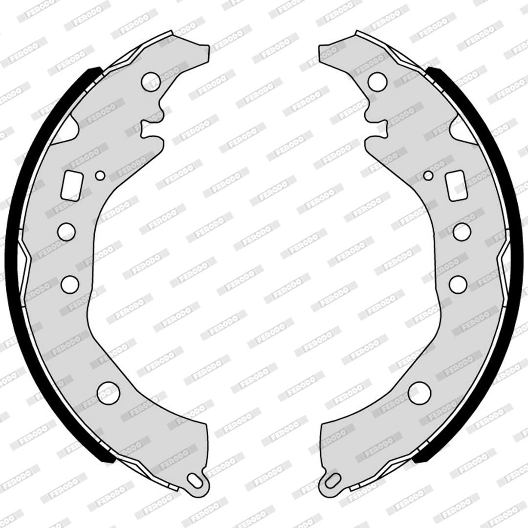 Kit ganasce freno FERODO FSB4197