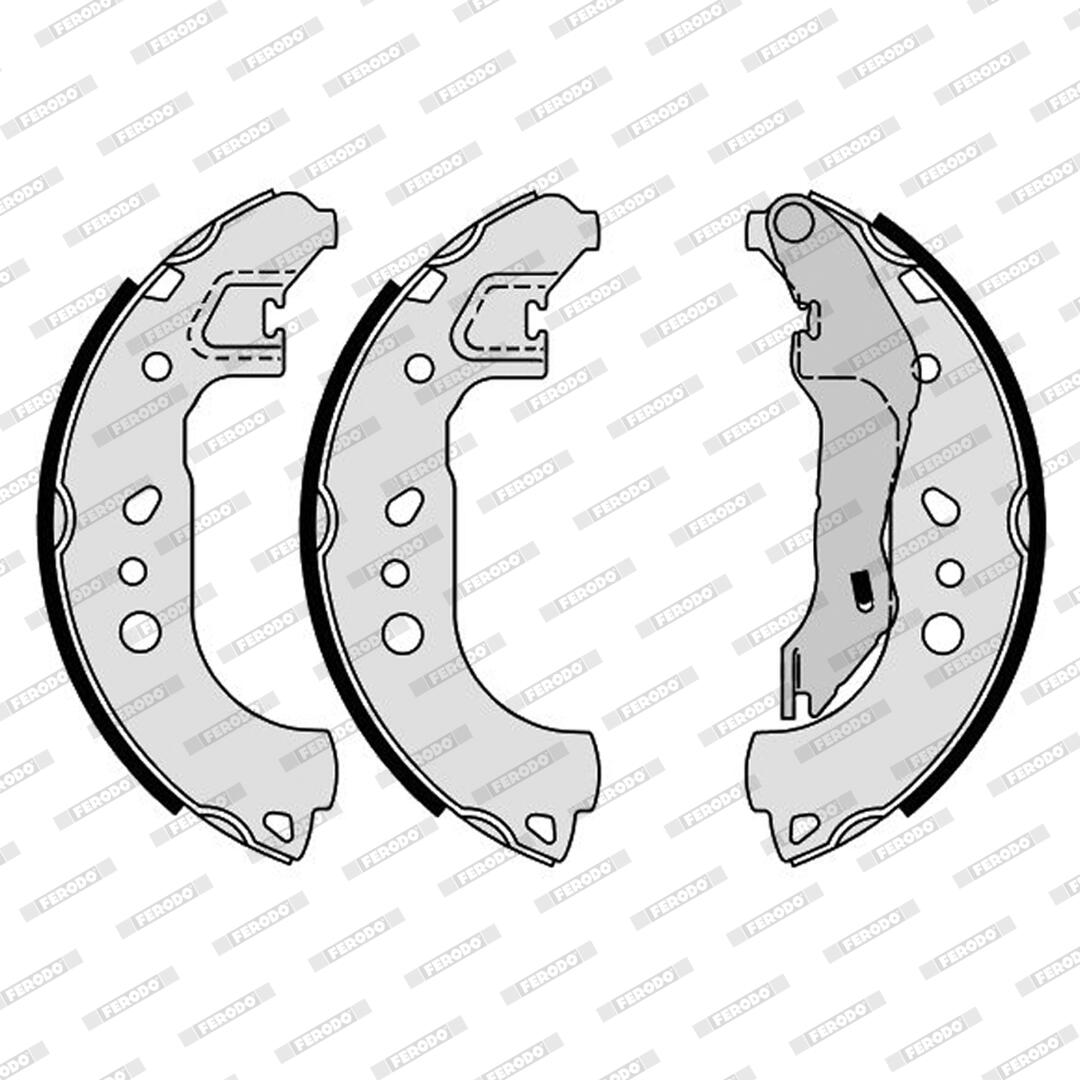 Kit ganasce freno FERODO FSB4199