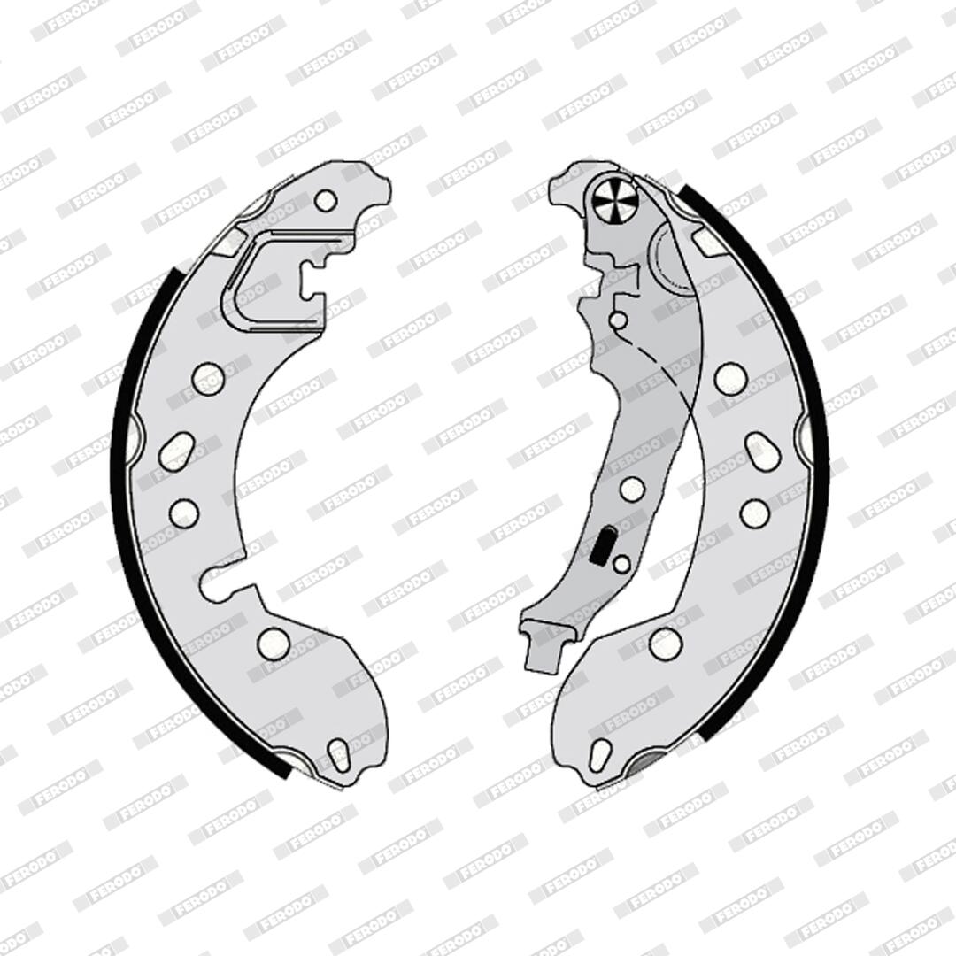 Kit ganasce freno FERODO FSB4200