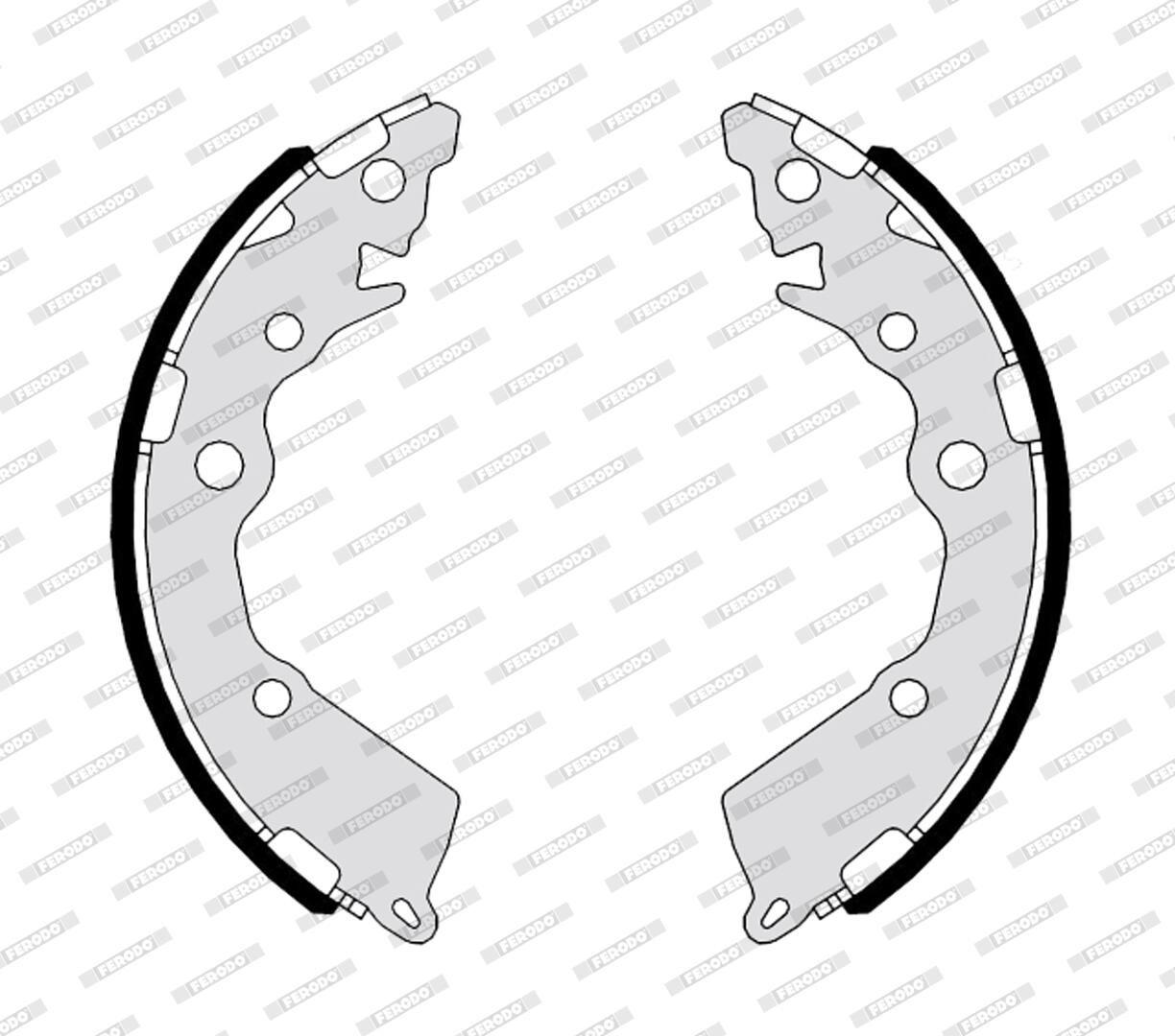 Kit ganasce freno FERODO FSB4311