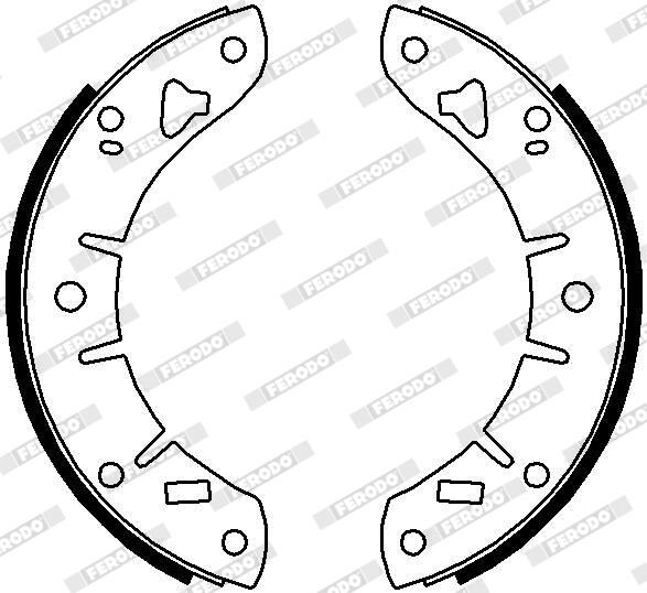Kit ganasce freno FERODO FSB4324