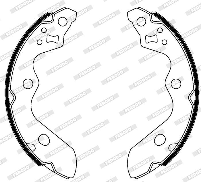 Kit ganasce freno FERODO FSB4330