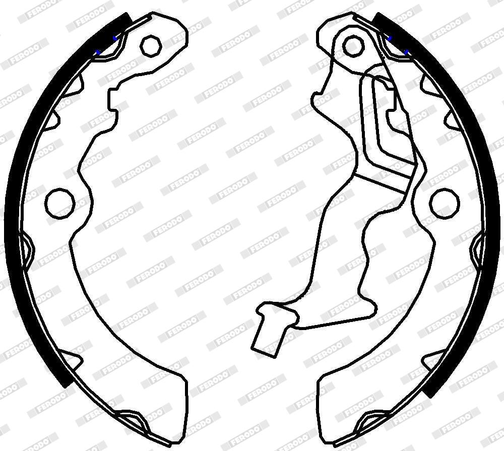 Kit ganasce freno FERODO FSB4337