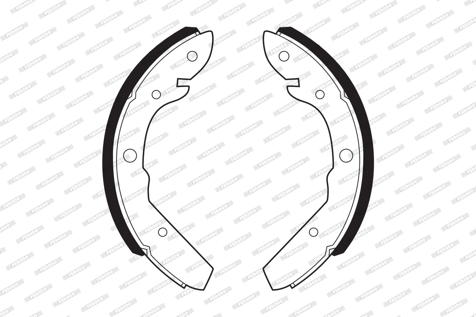 Kit ganasce freno FERODO FSB82