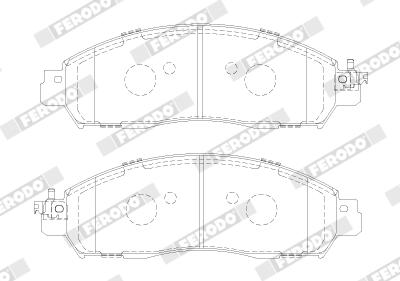 Pastiglie freno FERODO FVR5284