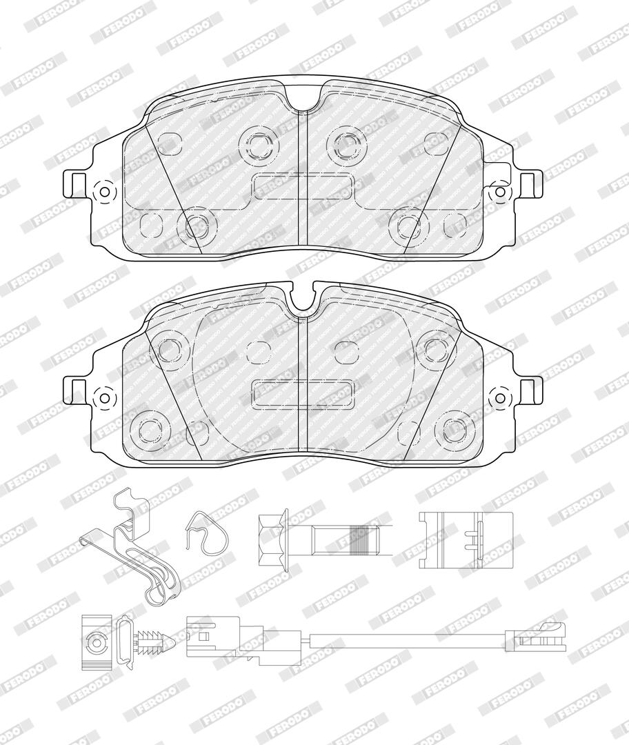 Pastiglie freno FERODO FVR5629
