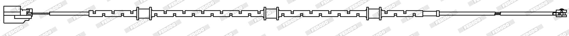 Contatto segnalazione, usura past. freno/mat. d'attrito FERODO FWI398