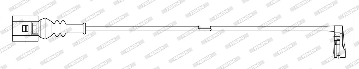 Contatto segnalazione, usura past. freno/mat. d'attrito FERODO FWI464