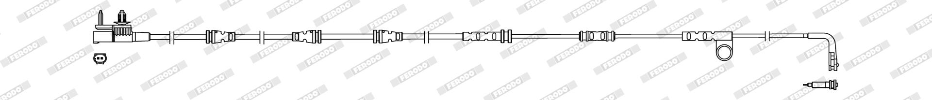 Contatto segnalazione, usura past. freno/mat. d'attrito FERODO FWI497