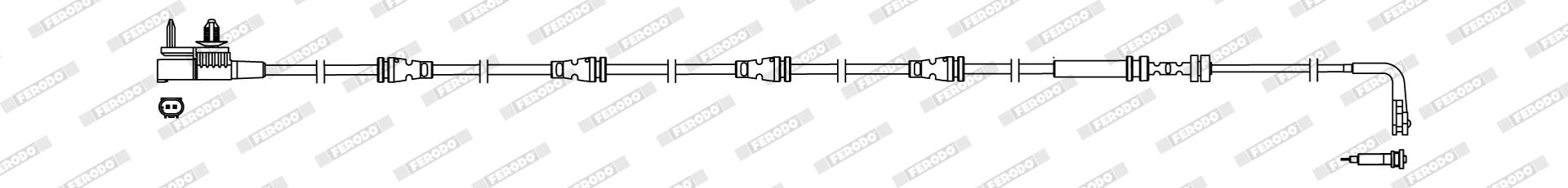 Contatto segnalazione, usura past. freno/mat. d'attrito FERODO FWI504
