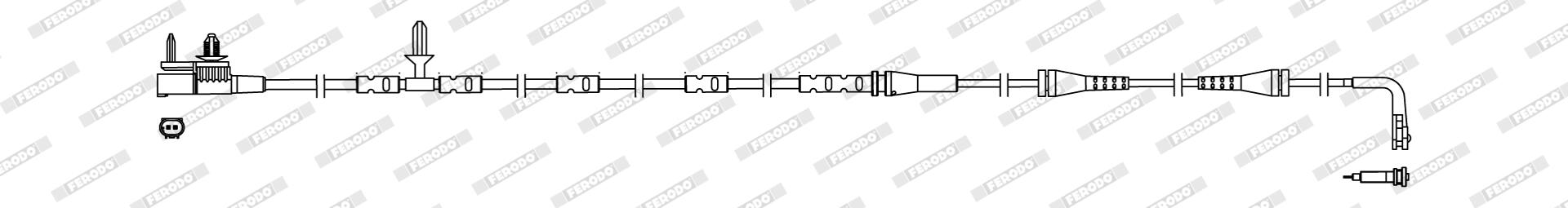 Contatto segnalazione, usura past. freno/mat. d'attrito FERODO FWI510