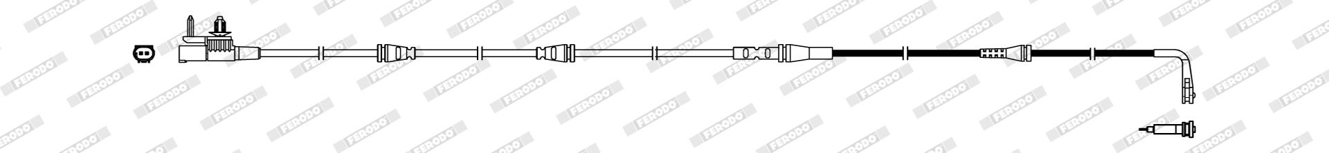 Contatto segnalazione, usura past. freno/mat. d'attrito FERODO FWI511