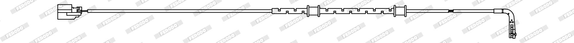 Contatto segnalazione, usura past. freno/mat. d'attrito FERODO FWI514