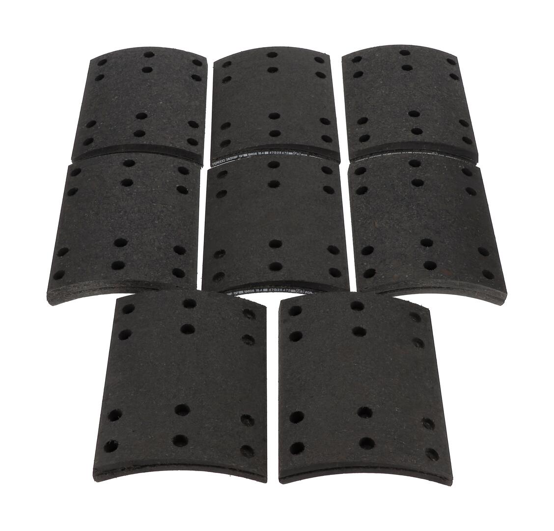 Kit materiale d'attrito, freno a tamburo FERODO K19862.0-F3537