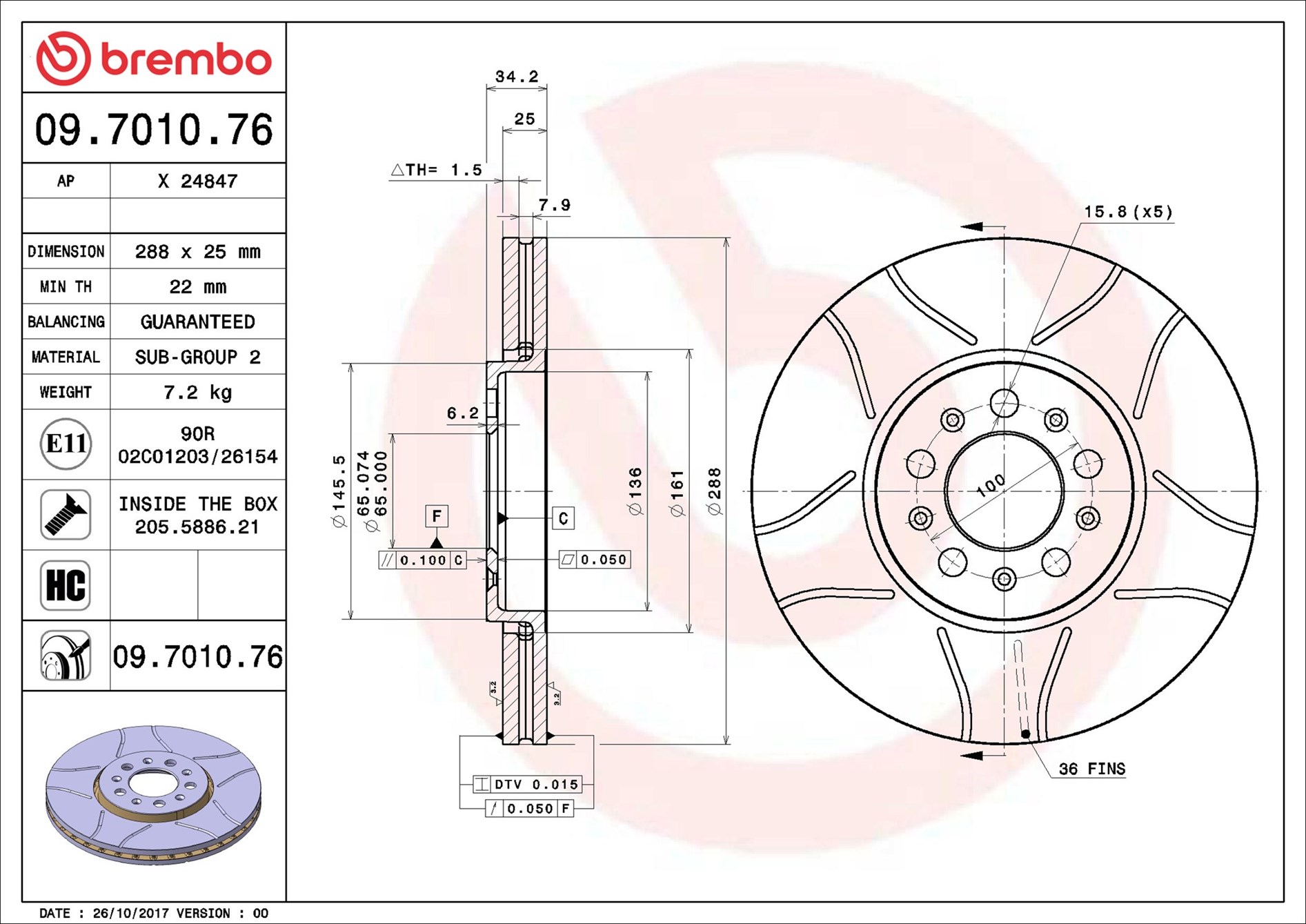 DF ANT. AUDI A1 (8X1, 8XK) 0510-1018