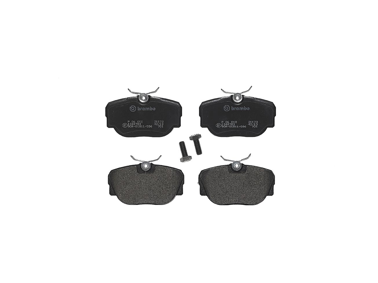 Pastiglie freno BREMBO P06010