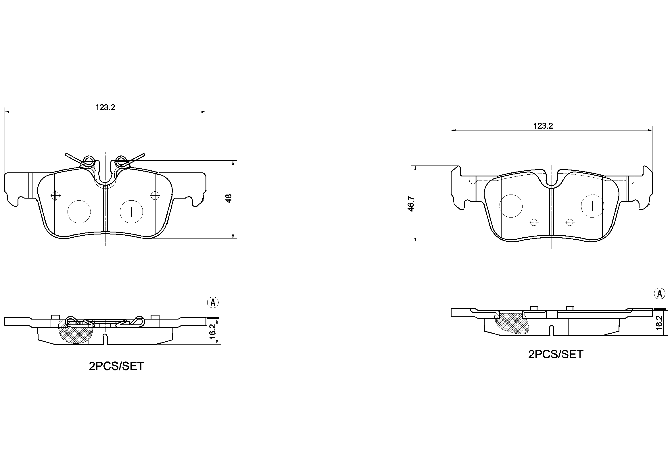 Pastiglie freno BREMBO P06094X