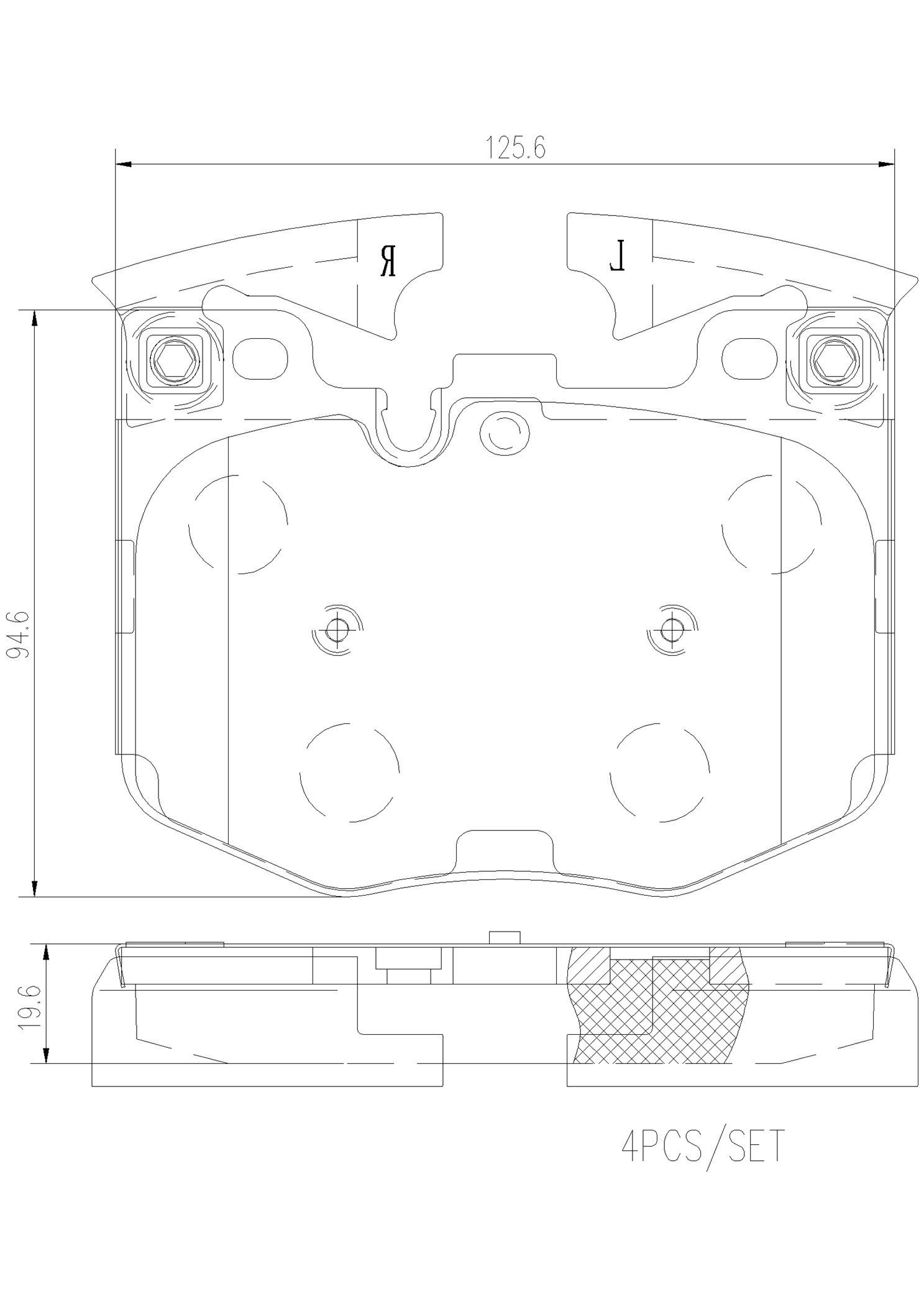 Pastiglie freno BREMBO P06099NX