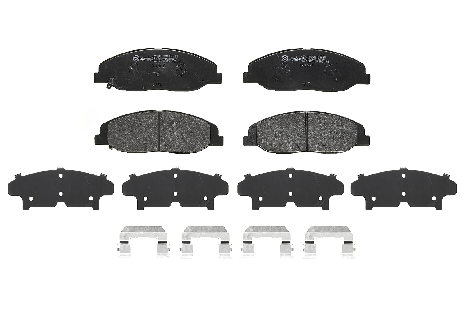 Pastiglie freno BREMBO P09016