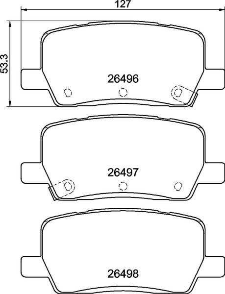 Pastiglie freno BREMBO P09032