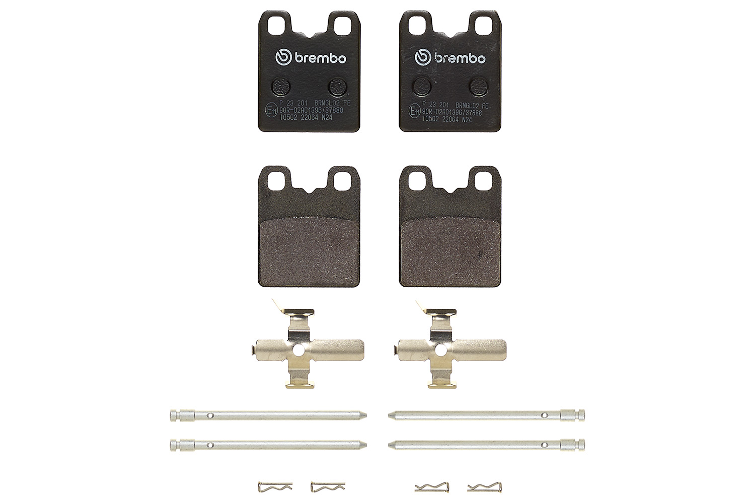Kit pastiglie freno, freno di stazionamento a disco BREMBO P23201