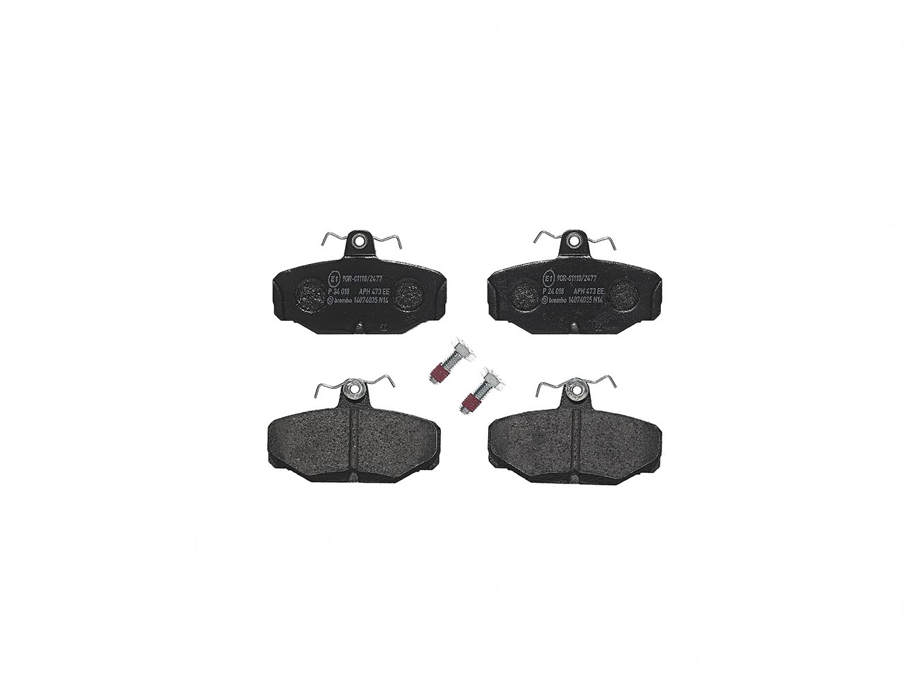 Pastiglie freno BREMBO P24018