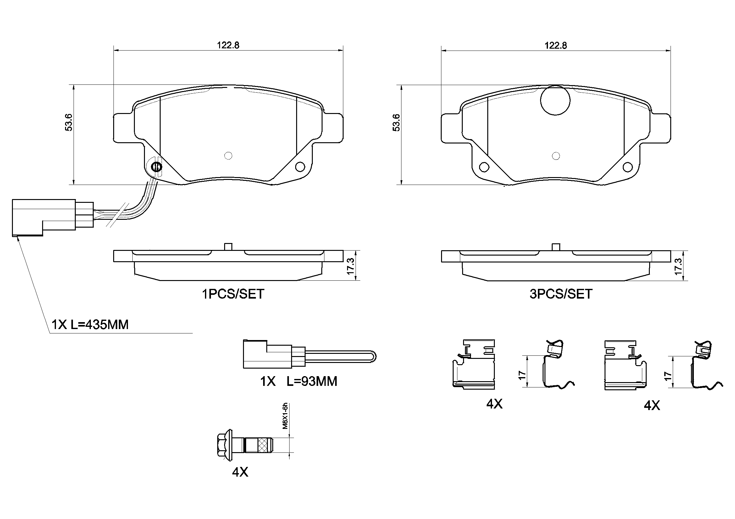 Pastiglie freno BREMBO P24066G