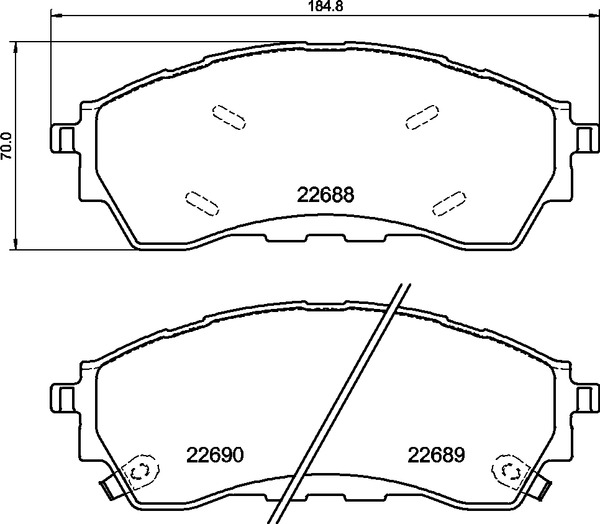 Pastiglie freno BREMBO P24225