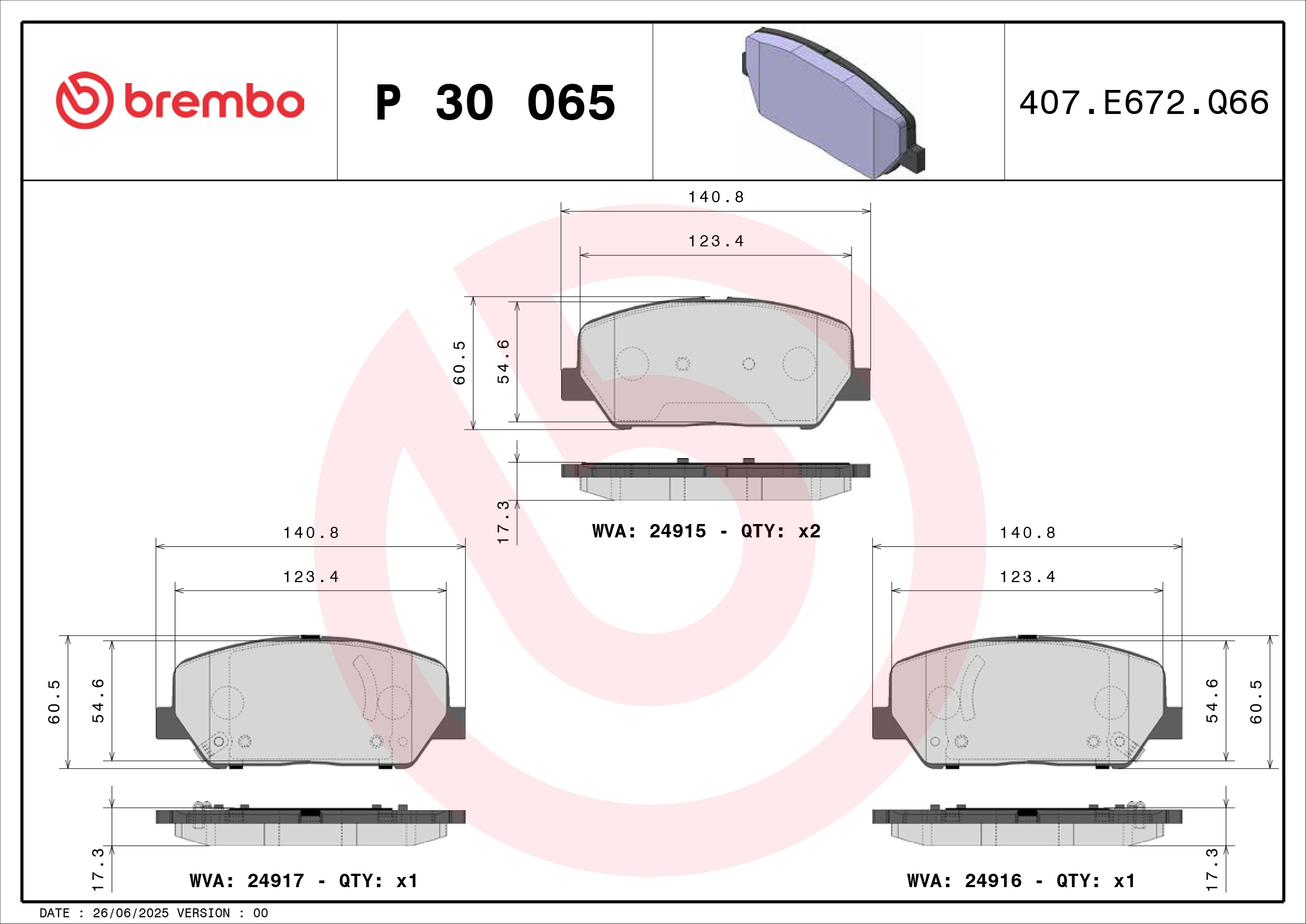 PASTIGLIE FRENO ANT. KIA HYUNDAI