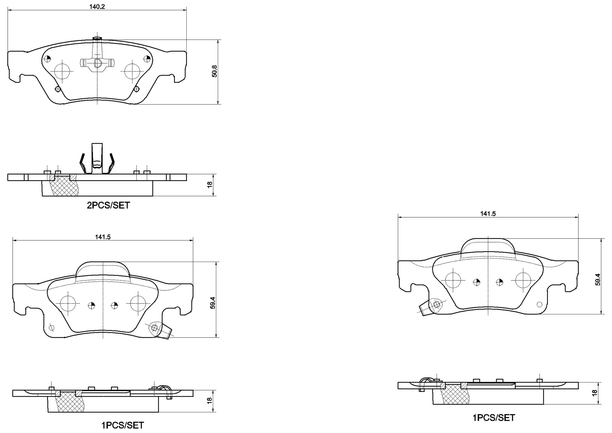 Pastiglie freno BREMBO P37016X