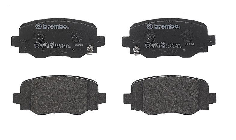 Pastiglie freno BREMBO P37020