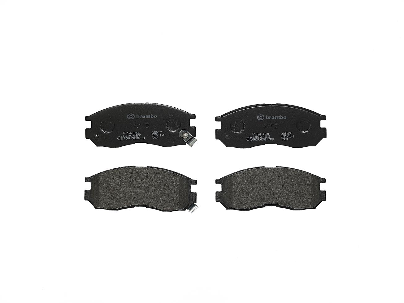Pastiglie freno BREMBO P54014