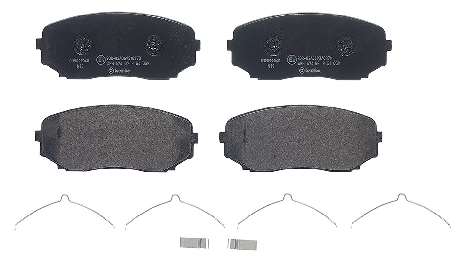 Pastiglie freno BREMBO P54059