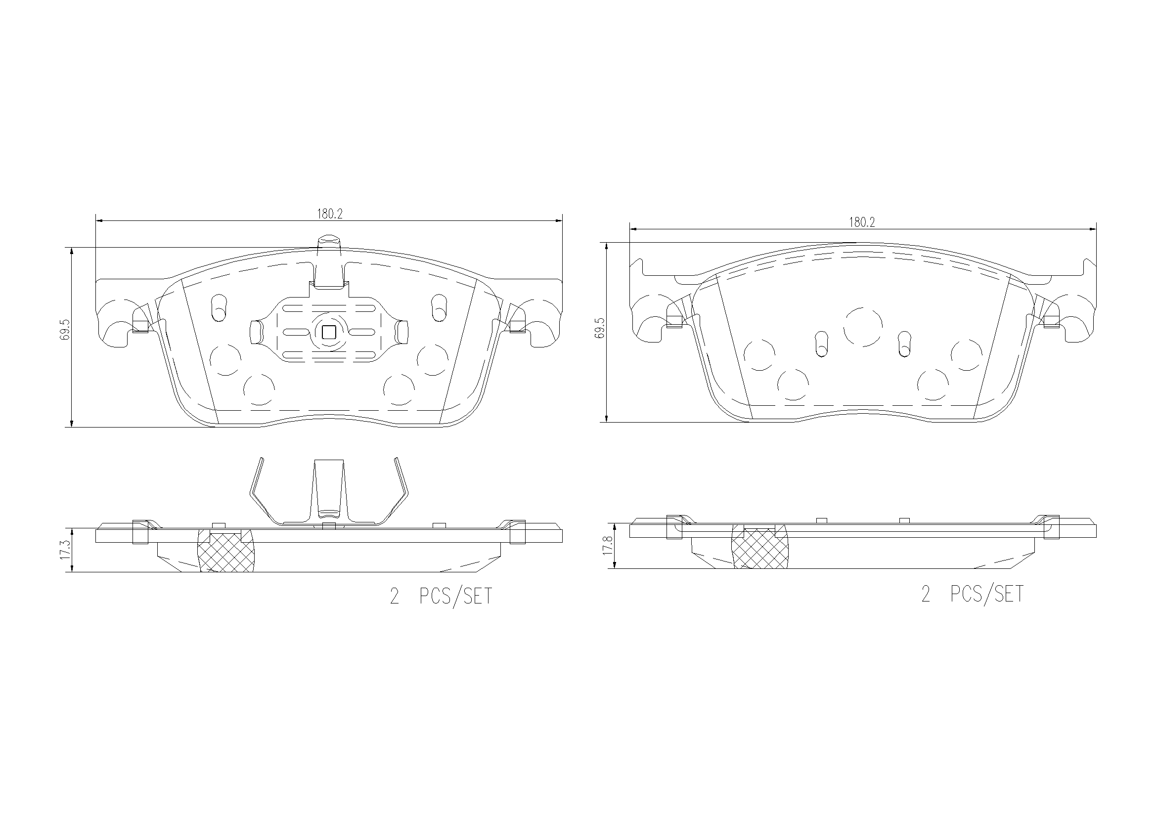 Pastiglie freno BREMBO P61134G