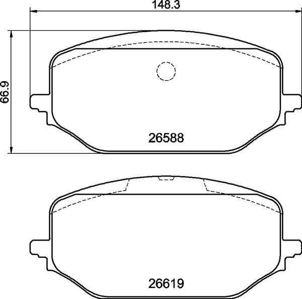 Pastiglie freno BREMBO P61142